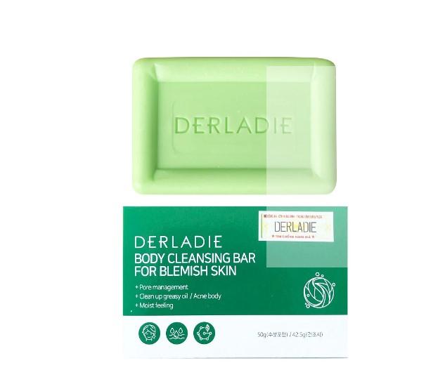 Xà phòng giảm mụn cơ thể Derladie Body Cleansing Bar For Blemish Skin