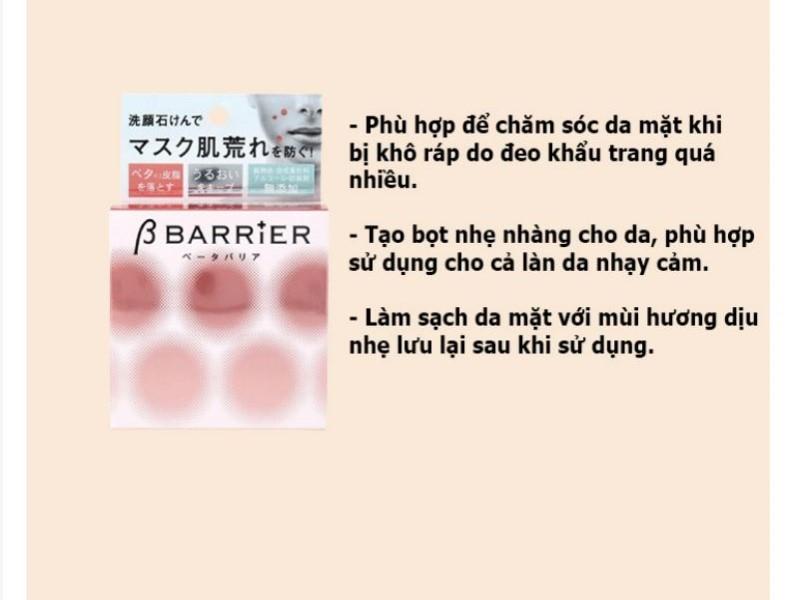 Xà phòng rửa mặt giúp làm sạch bụi bẩn, bã nhờn Pelican B Barrier Facial Soap