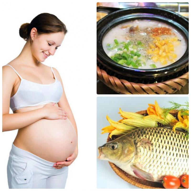 Cháo cá chép rất tốt cho thai nhi và bà bầu