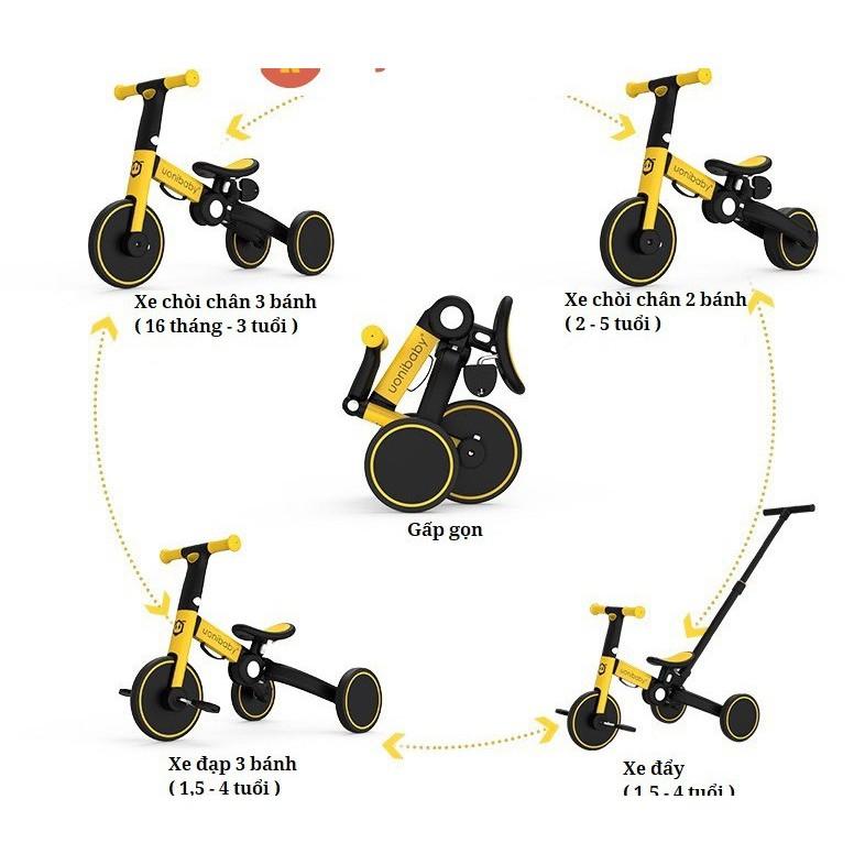 Xe đạp đa năng 4 trong 1 UoniBaby T801