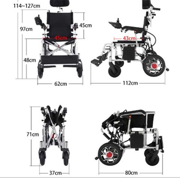 Xe lăn điện siêu nhẹ GENTLE 120P