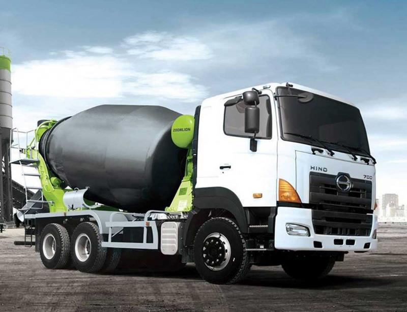 Xe trộn bê tông Hino