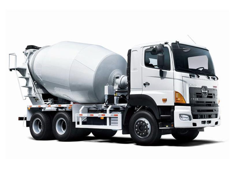 Xe trộn bê tông Hino