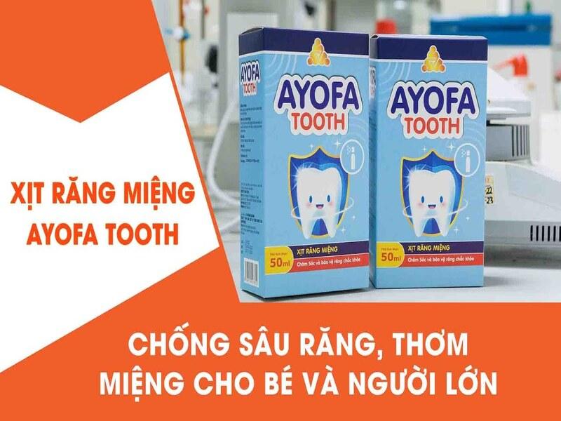 Xịt chống sâu răng cho bé Ayofa Tooth