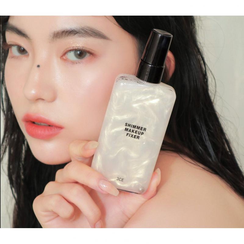 Xịt cố định lớp trang điểm 3CE Shimmer Makeup Fixer
