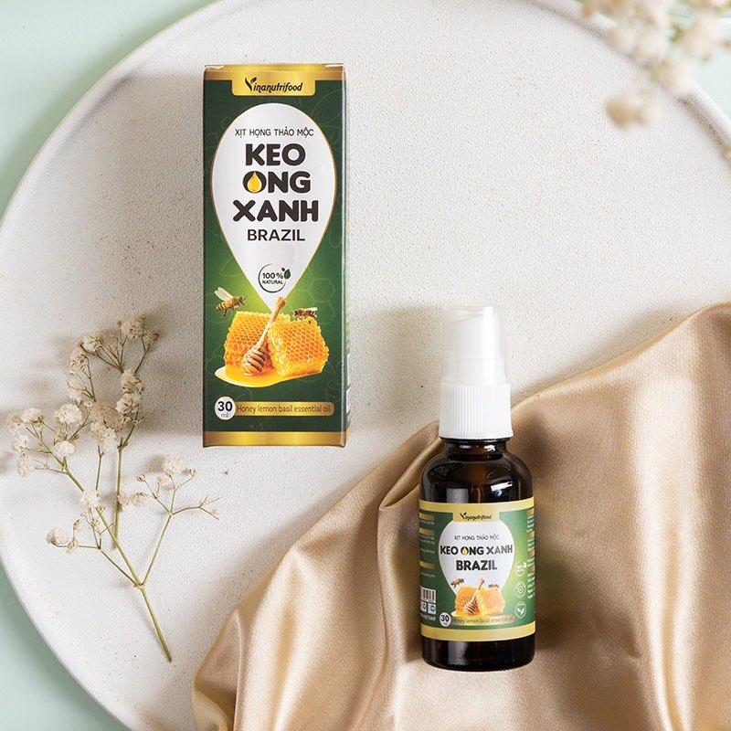 Xịt họng Thảo Mộc Keo Ong Xanh Brazil