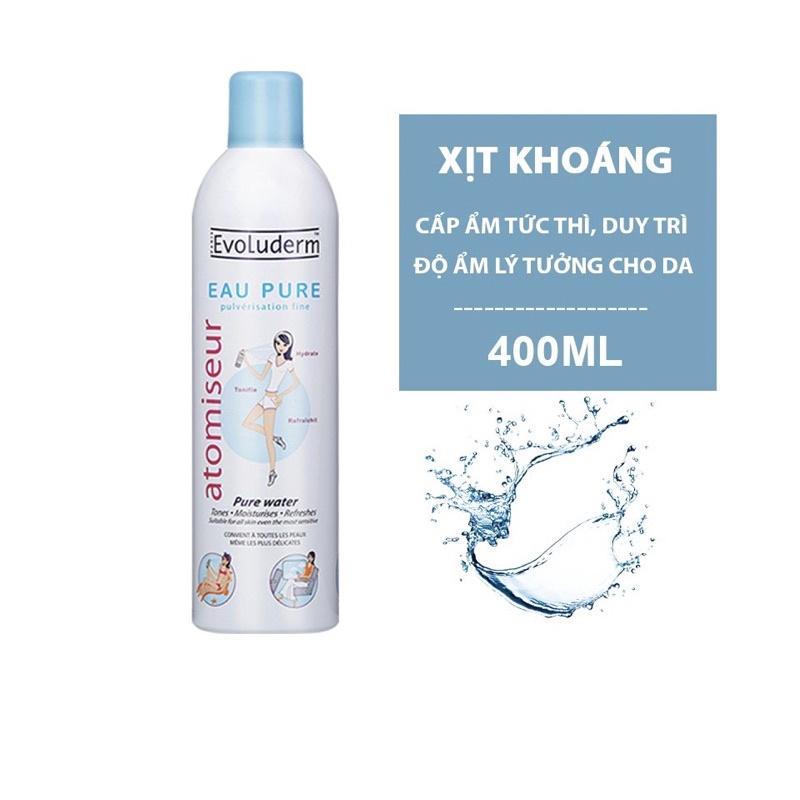 Xịt khoáng cấp ẩm làm dịu da Evoluderm