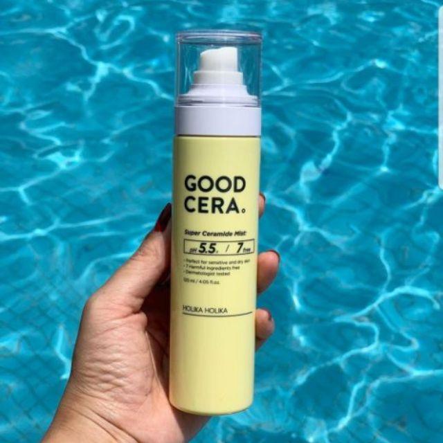 Xịt khoáng Hàn Quốc Holika Holika Good Cera Super Ceramide cấp ẩm cân bằng pH bảo vệ da mịn màng
