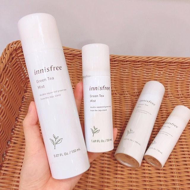 Xịt khoáng dưỡng ẩm innisfree Green Tea Mist