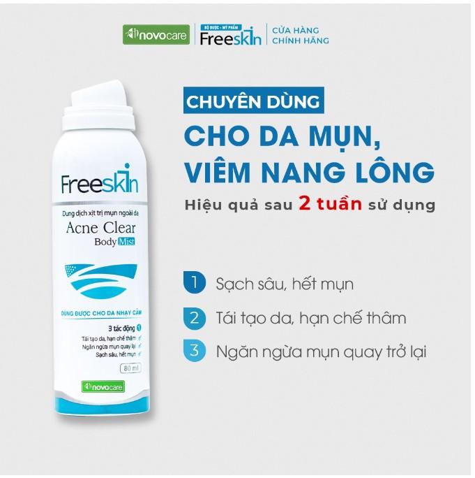 Xịt mụn lưng Freeskin