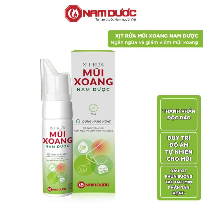 Xịt rửa mũi xoang Nam Dược chai 75ml