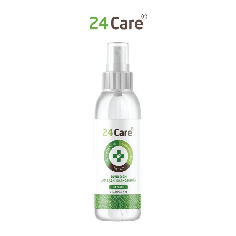 Xịt tinh dầu Sả Chanh 24Care