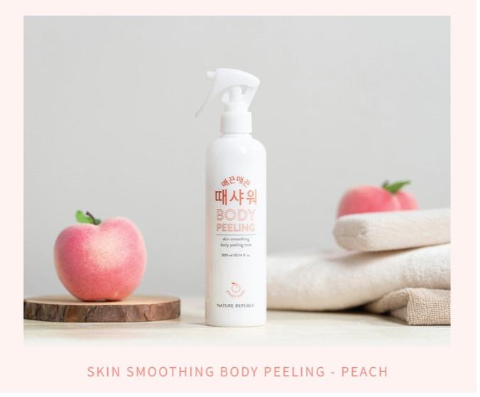 Xịt tẩy tế bào chết Nature Republic Skin Smoothing Body Peeling Mist