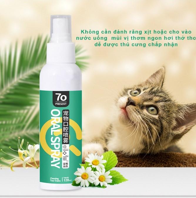 Xịt thơm miệng cho chó Hipipet Oral Spray