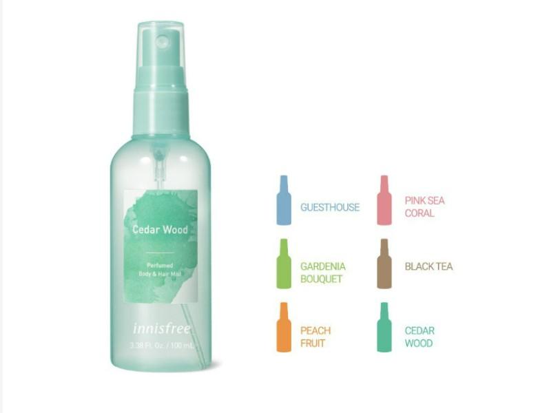 Xịt thơm toàn thân innisfree Perfumed Body & Hair Mist