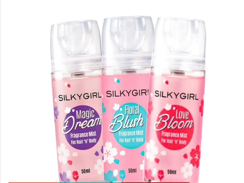 Xịt thơm toàn thân và tóc Silkygirl Fragrance Mist Hair And Body 50 ml
