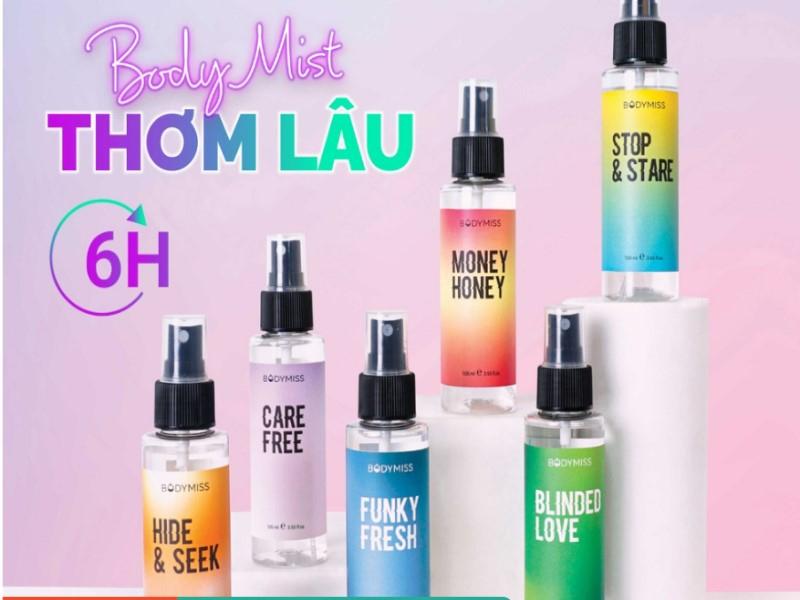 ﻿Xịt toàn thân Body Mist chính hãng Mocotics - xịt thơm toàn thân nam & nữ