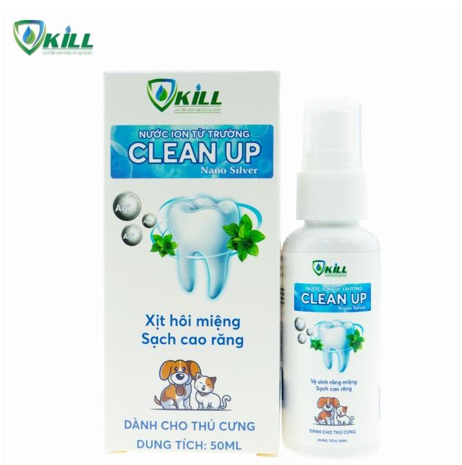 Xịt vệ sinh răng miệng cho thú cưng Clean Up