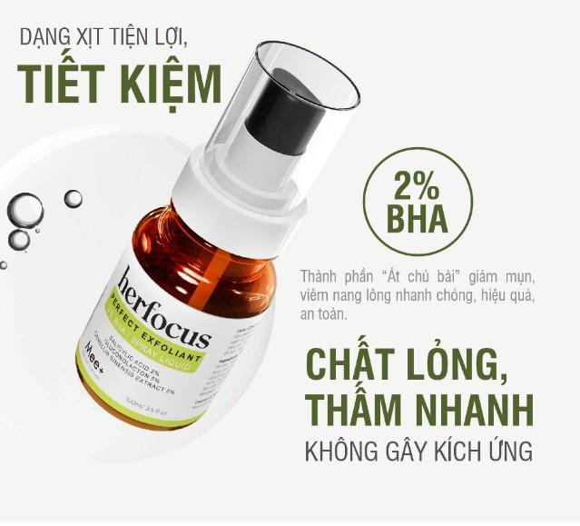Xịt viêm nang lông Herfocus