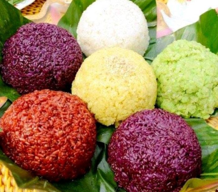 Món xôi này là một món ăn truyền thống của các chủng tộc tại Sapa