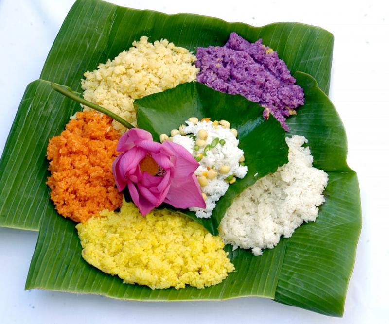 Xôi bảy màu - Cầu vồng 7 sắc của ẩm thực Sapa