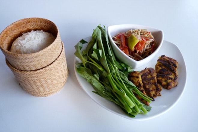 Xôi nếp Lào