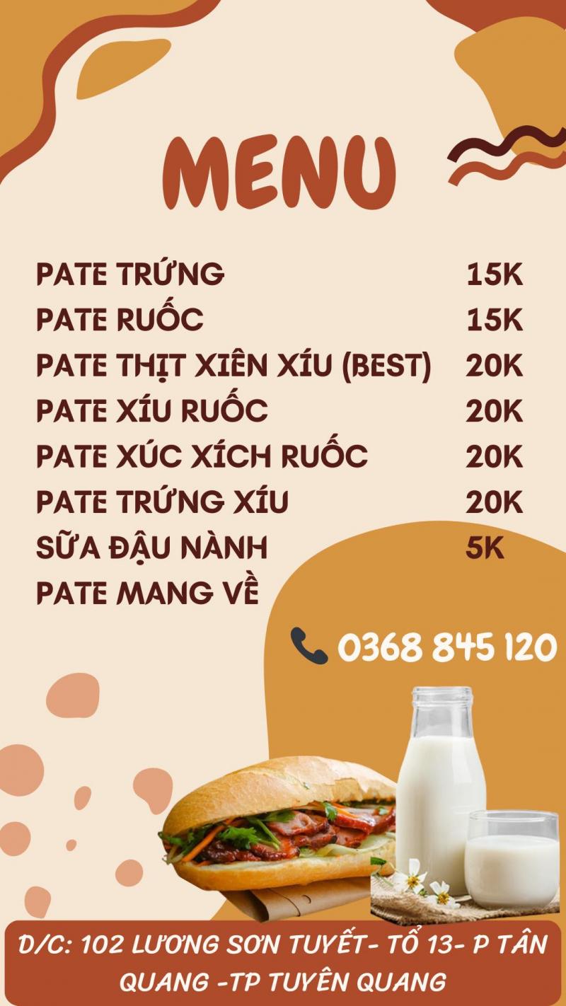 Bánh Mì Pate Xíu