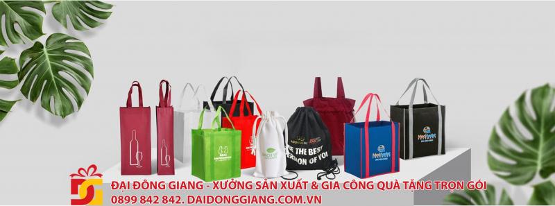 Xưởng sản xuất, may in thêu túi vải trọn gói Đại Đông Giang