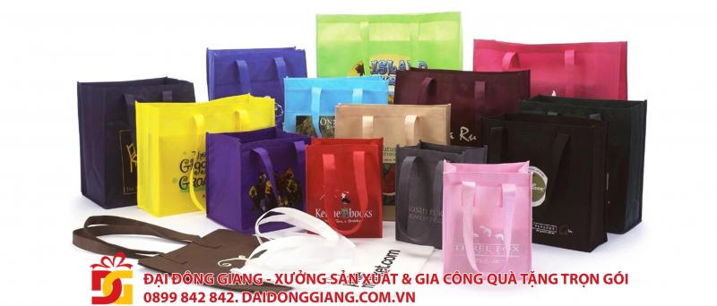 Xưởng sản xuất, may in thêu túi vải trọn gói Đại Đông Giang