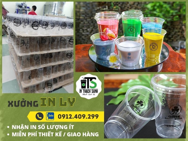 Xưởng sản xuất và in ly nhựa Thạch Sanh tại Tp.HCM