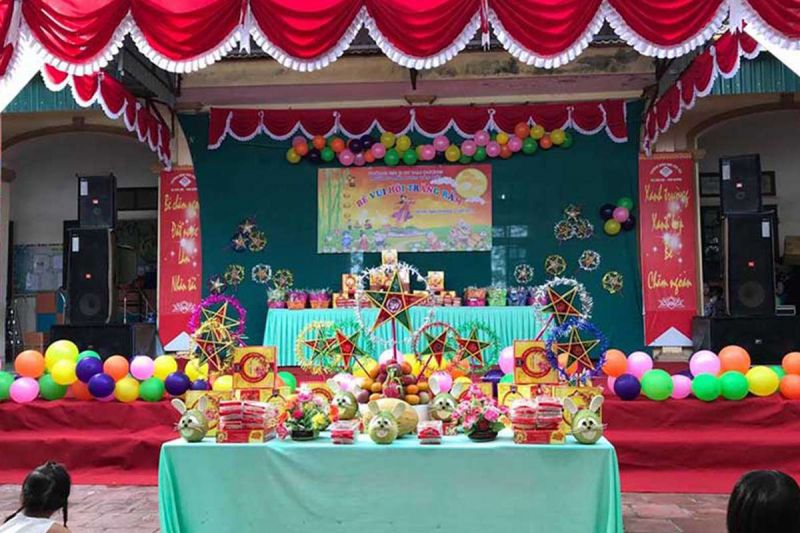 Ý tưởng trang trí sân khấu đêm Trung thu