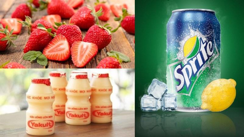 Yakult dâu tây