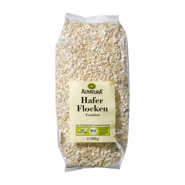 Yến mạch siêu sạch Alnatura ﻿Hafer Flocken cán vụn của Đức