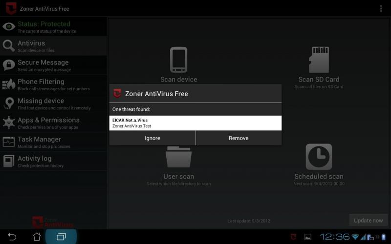 Zoner AntiVirus Free