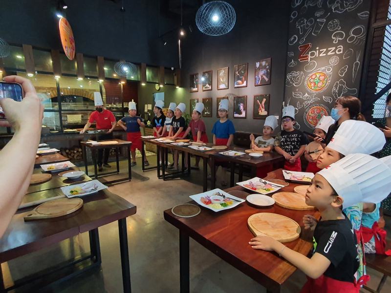 Zpizza và chương trình cùng bé vào bếp làm Pizza
