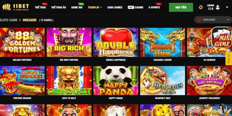 Kho game hấp dẫn tại 11Bet