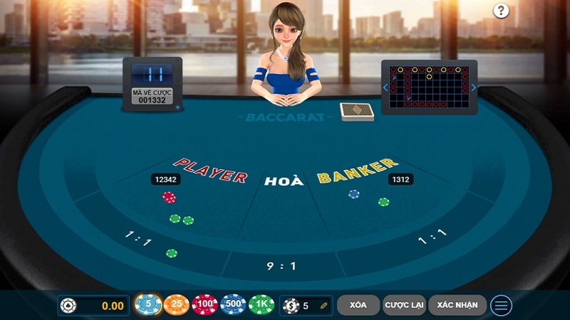 Game Bài Class Baccarat W88d